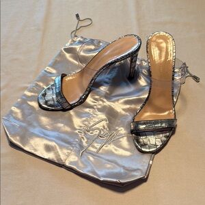 Giuseppe Zanotti Women’s Double Strap High-Heel Slide Sandals